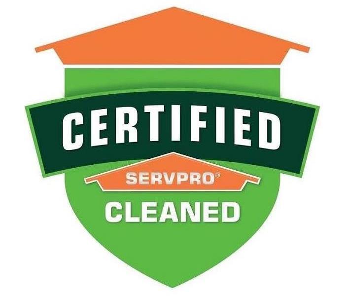 Certified: SERVPRO Cleaned sticker